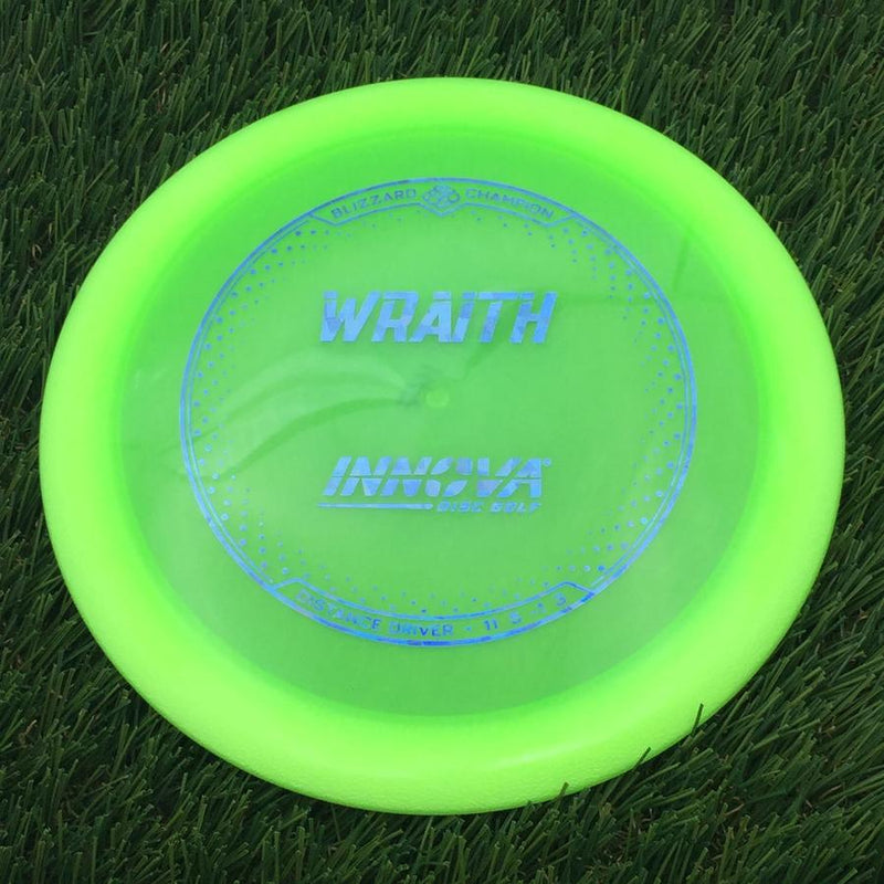Innova Champion Blizzard Wraith with Burst Logo Stock Stamp- 147.77 Green