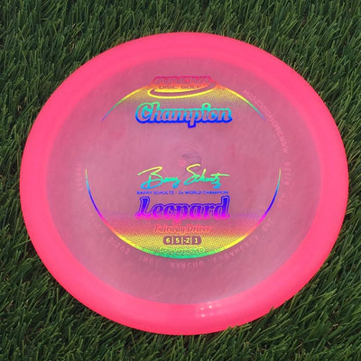 Innova Champion Leopard with Barry Schultz - 2x World Champion Signature Stamp- 166.74 Pink