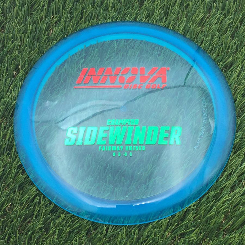 Innova Champion Sidewinder with Burst Logo Stock Stamp- 175.58 Blue