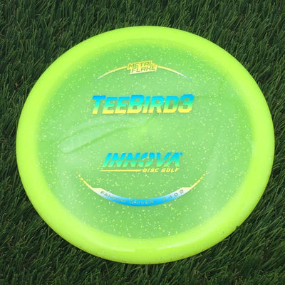 Innova Champion Metal Flake Teebird3 with Burst Logo Stock Stamp- 169.67 Yellow
