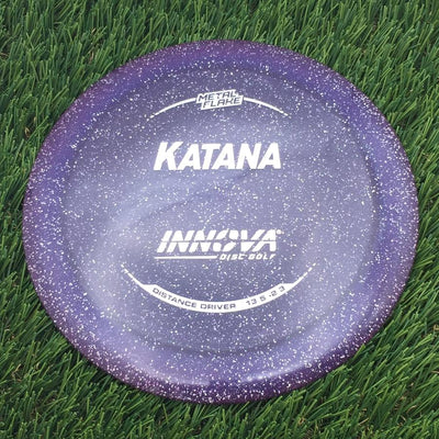 Innova Champion Metal Flake Katana with Burst Logo Stock Stamp- 168.9 Purple