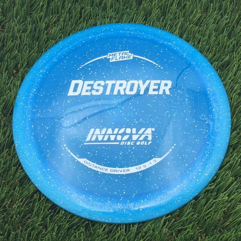 Innova Champion Metal Flake Destroyer with Burst Logo Stock Stamp- 168.35 Blue