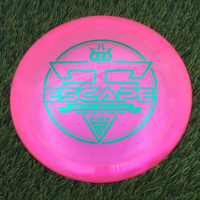Dynamic Discs Lucid Ice Glimmer Escape with 2024 Trilogy Challenge Stamp- 162 Pink