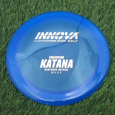 Innova Champion Katana with Burst Logo Stock Stamp- 171.35 Blue
