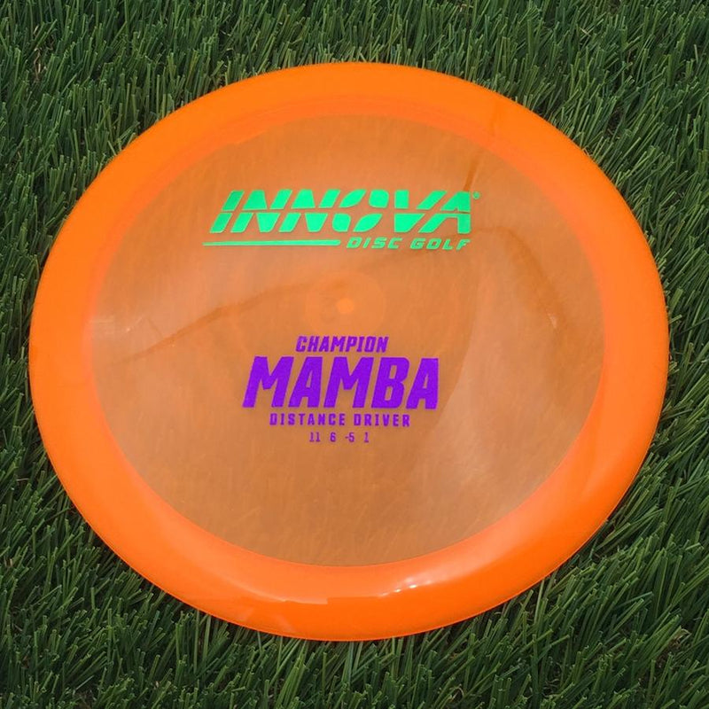 Innova Champion Mamba with Burst Logo Stock Stamp- 164.37 Orange