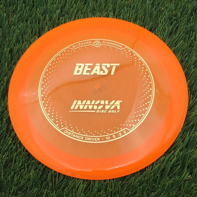 Innova Champion Blizzard Beast with Burst Logo Stock Stamp- 157.38 Orange