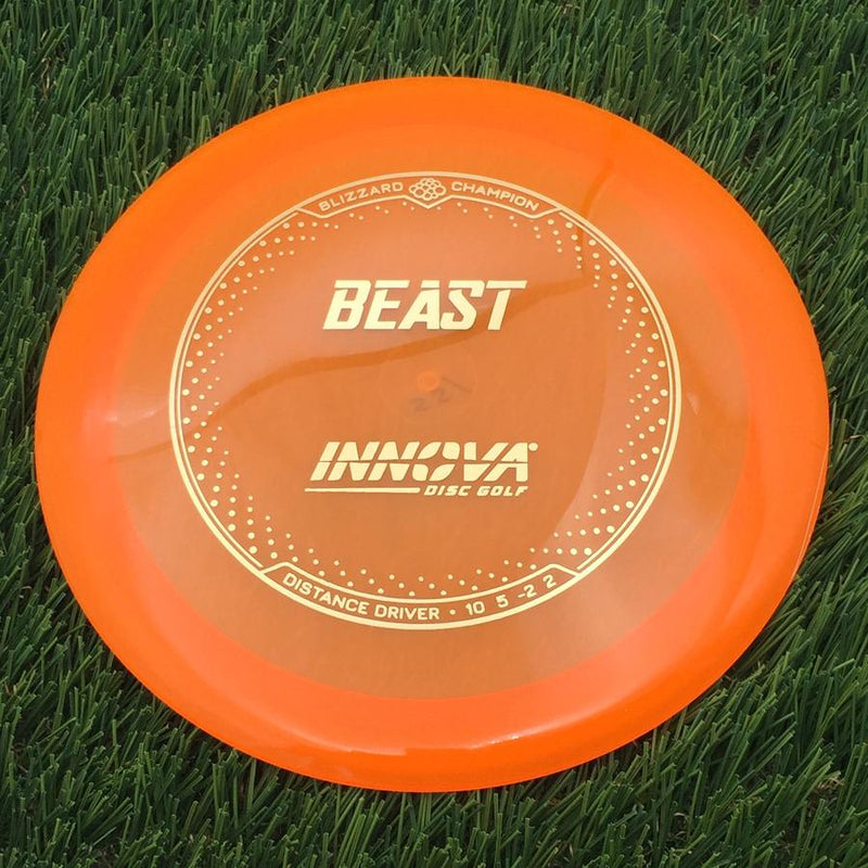 Innova Champion Blizzard Beast with Burst Logo Stock Stamp- 157.38 Orange