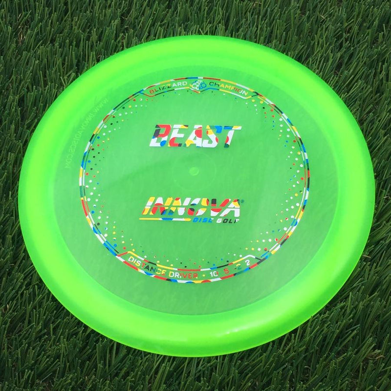Innova Champion Blizzard Beast with Burst Logo Stock Stamp- 160.62 Green