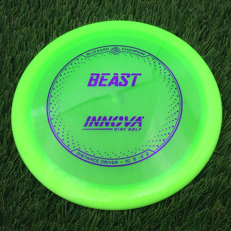 Innova Champion Blizzard Beast with Burst Logo Stock Stamp- 142.55 Green