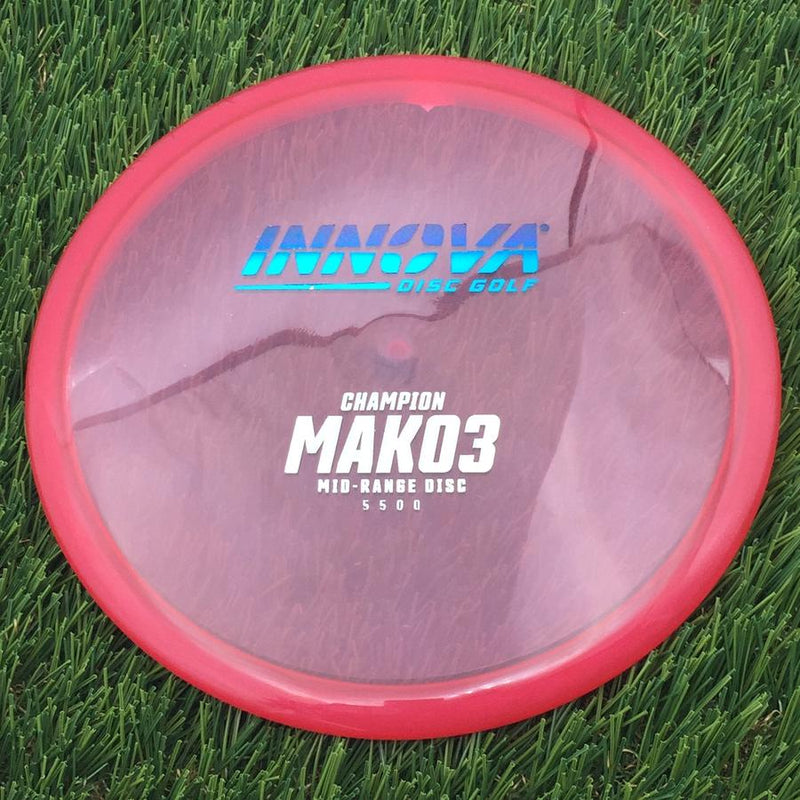 Innova Champion Mako3 with Burst Logo Stock Stamp- 177 Red