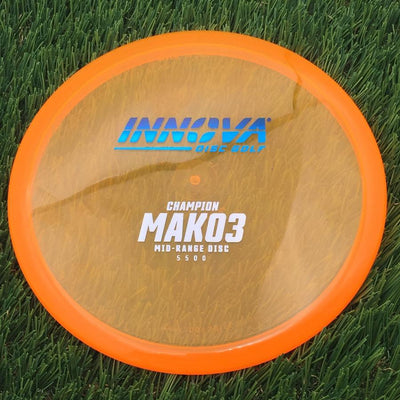 Innova Champion Mako3 with Burst Logo Stock Stamp- 176.55 Orange