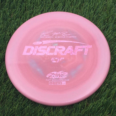 Discraft ESP Zone with Paul McBeth - 6x World Champion Signature Stamp- 174 Pink