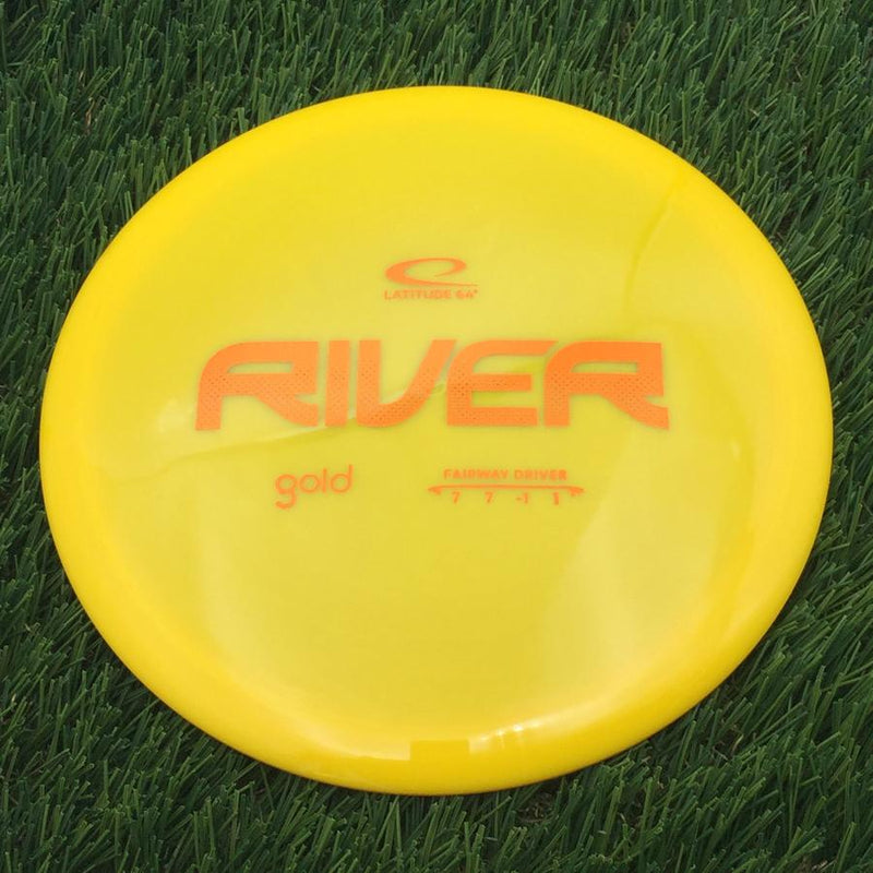 Latitude 64 Gold Line River with Simple Stock Stamp- 174 Yellow