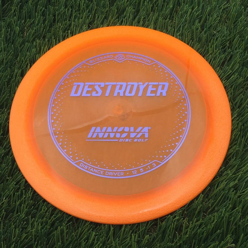 Innova Champion Blizzard Destroyer with Burst Logo Stock Stamp- 153 Orange