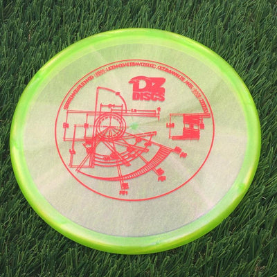 Westside VIP Ice Glimmer Harp with DZDiscs 2023 Spring Fling - Longview DGC - Ozawkie, KS Stamp- 174 Green