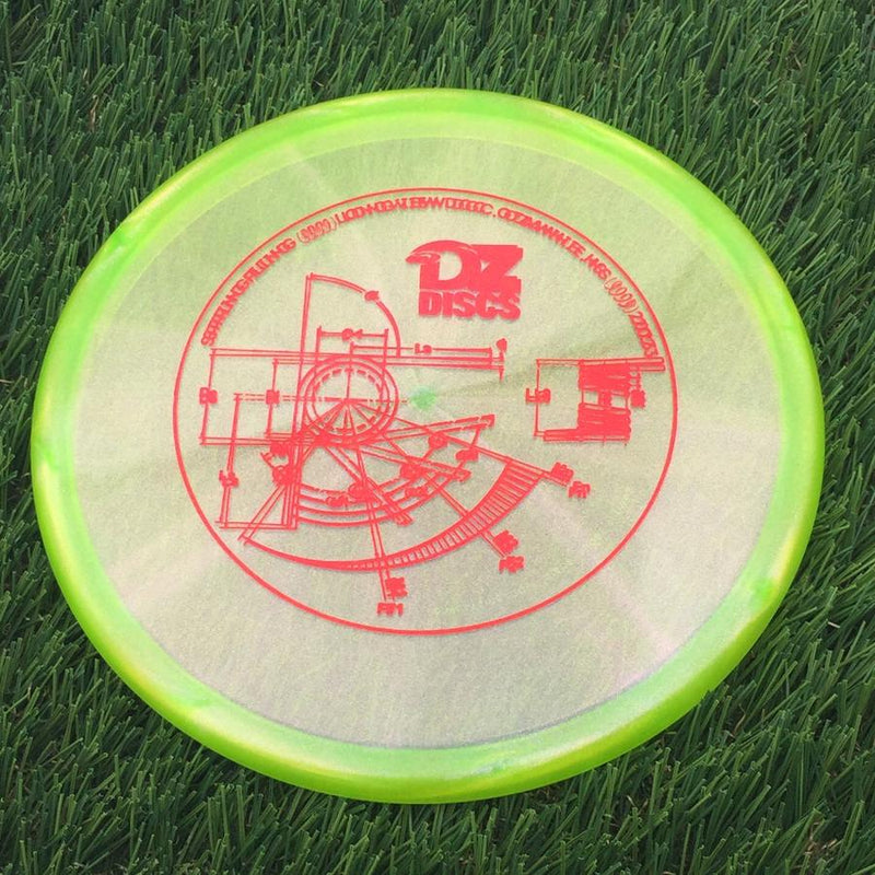 Westside VIP Ice Glimmer Harp with DZDiscs 2023 Spring Fling - Longview DGC - Ozawkie, KS Stamp- 174 Green