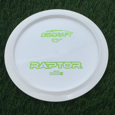 Discraft ESP Raptor with Dye Line Blank Top Bottom Stamp- 174 White
