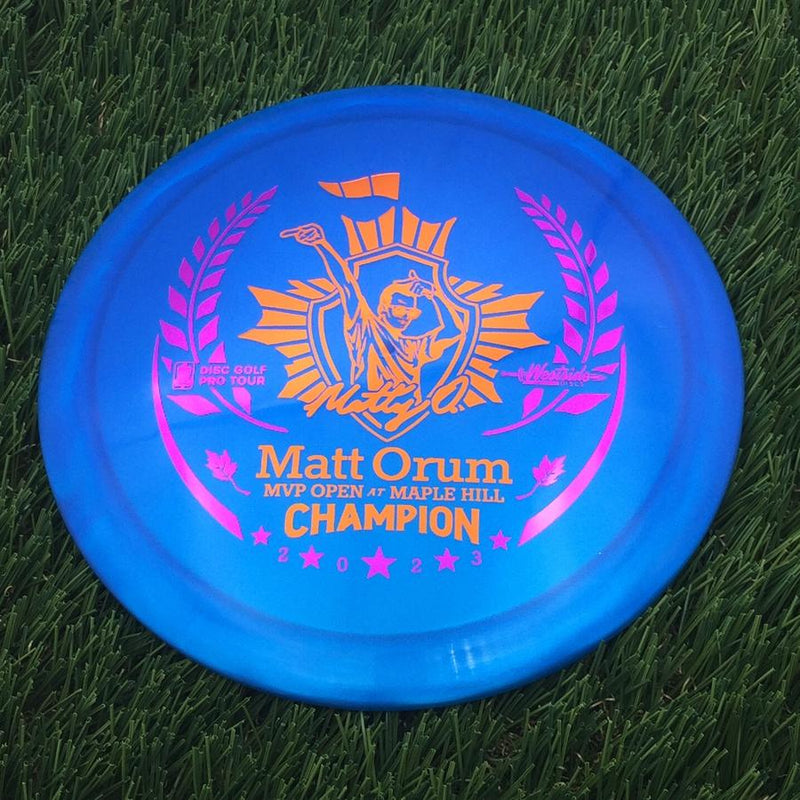 Westside VIP-X Chameleon Glimmer Stag with Matt Orum MVP Open at Maple Hill Champion 2023 Stamp- 174 Blue