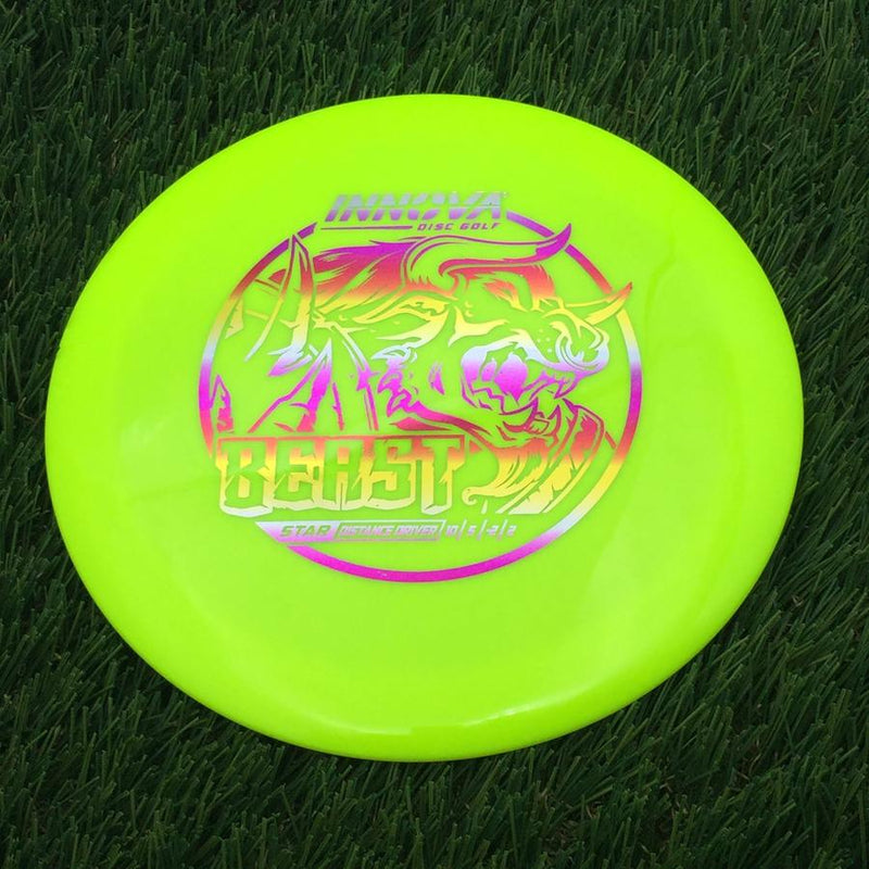 Innova Star Beast with Burst Logo Stock Stamp- 166.38 Yellow