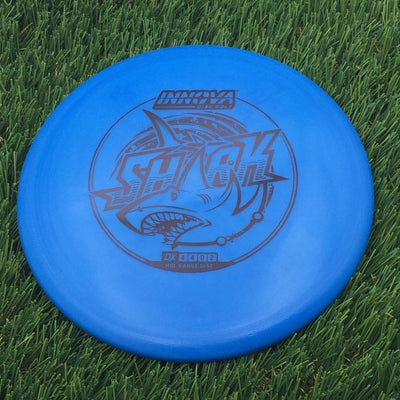 Innova DX Shark with Burst Logo Stock Stamp- 157.98 Blue