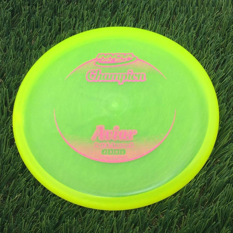 Innova Champion Aviar Putter with Circle Fade Stock Stamp- 171.24 Yellow