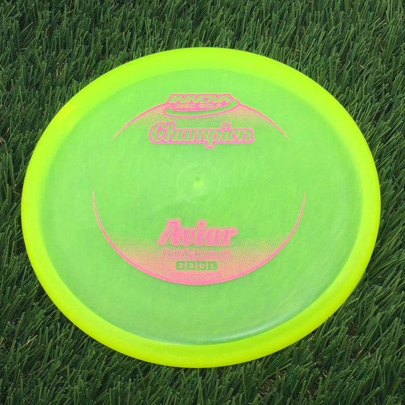 Innova Champion Aviar Putter with Circle Fade Stock Stamp- 171.52 Yellow