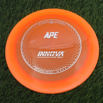Innova Champion Blizzard Ape with Burst Logo Stock Stamp- 138.82 Orange