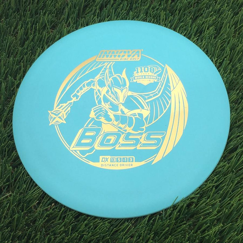 Innova DX Boss with 1108 Feet World Record Distance Model Stamp- 167.91 Blue
