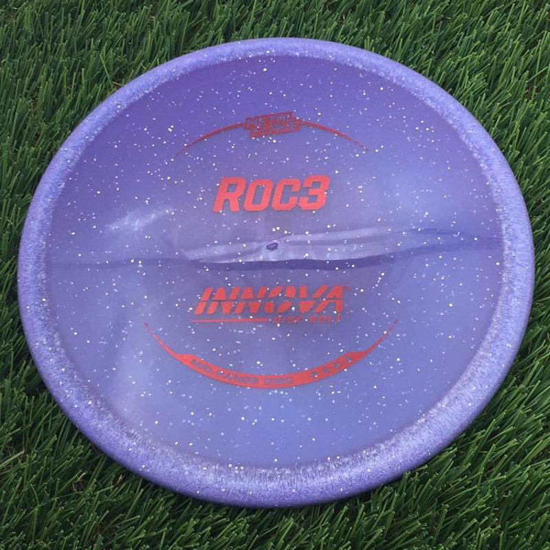 Innova Champion Metal Flake Roc3 with Burst Logo Stock Stamp- 138.66 Purple