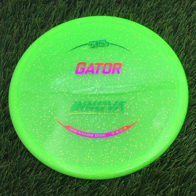 Innova Champion Metal Flake Gator with Burst Logo Stock Stamp- 175.55 Yellow