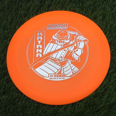 Innova DX Katana with Burst Logo Stock Stamp- 166.76 Orange