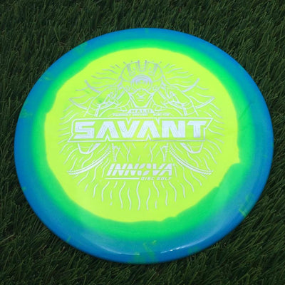 Innova Halo Star Savant with Burst Logo Stock Character Stamp- 176.03 Yellow