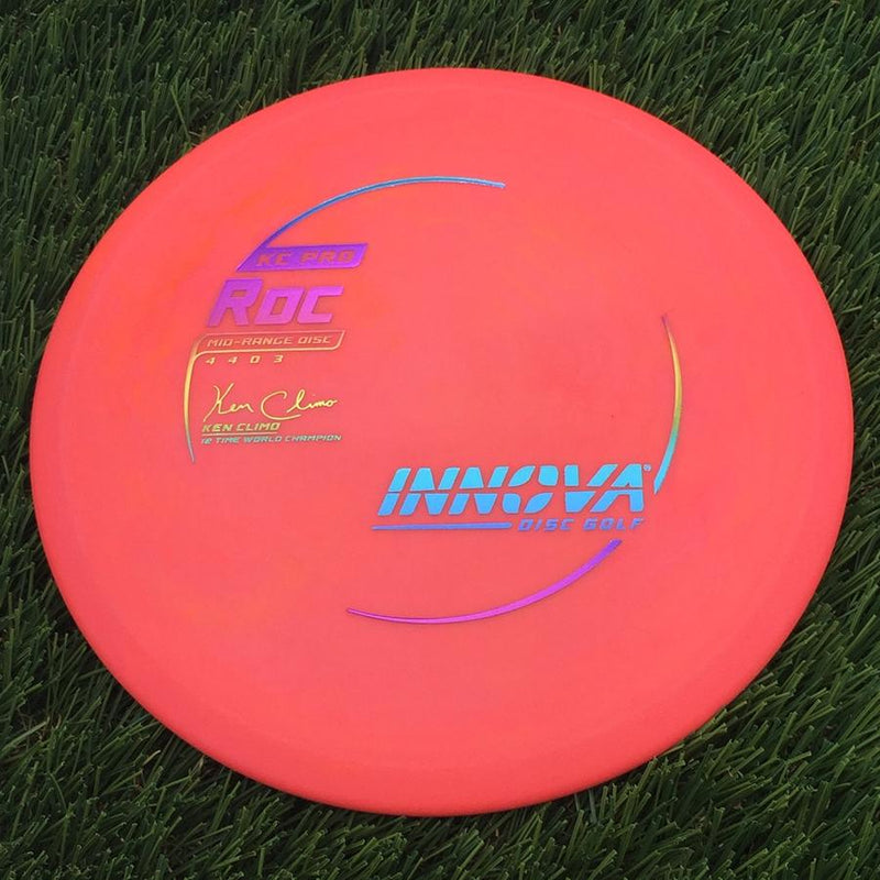 Innova Pro KC Roc with Ken Climo 12 Time World Champion Burst Logo Stamp- 175.4 Red