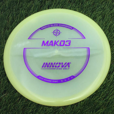 Innova Proto Glow Champion Mako3 with Burst Logo Stock Stamp- 174.05 Glow