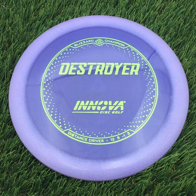 Innova Champion Blizzard Destroyer with Burst Logo Stock Stamp- 138.84 Purple