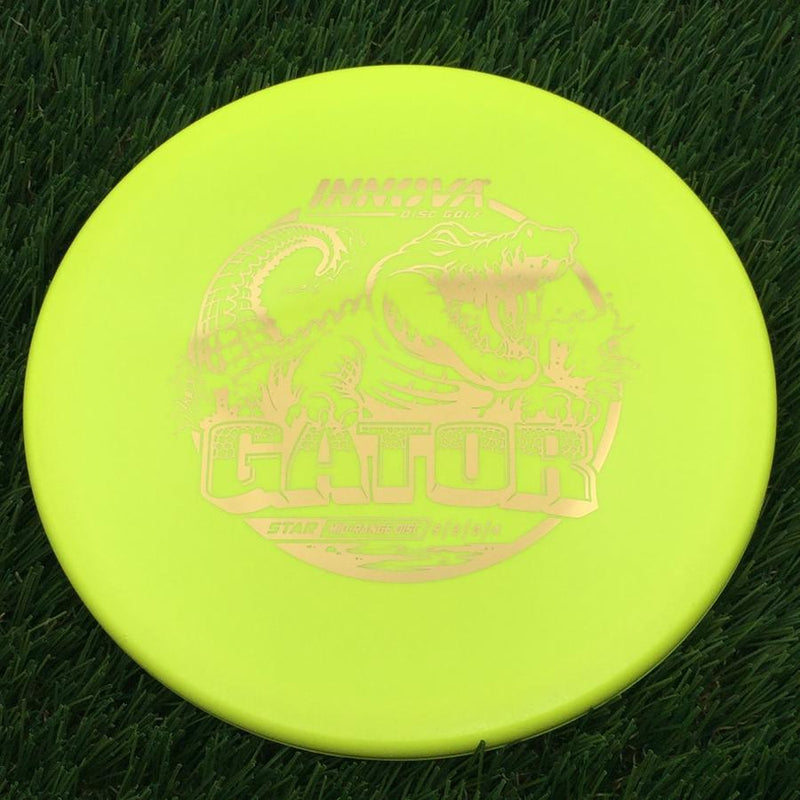 Innova Star Gator with Burst Logo Stock Character Stamp- 174.85 Yellow
