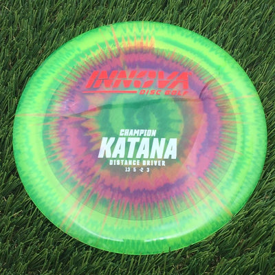 Innova Champion I-Dye Katana with Burst Logo Stock Stamp- 172.67 Dyed