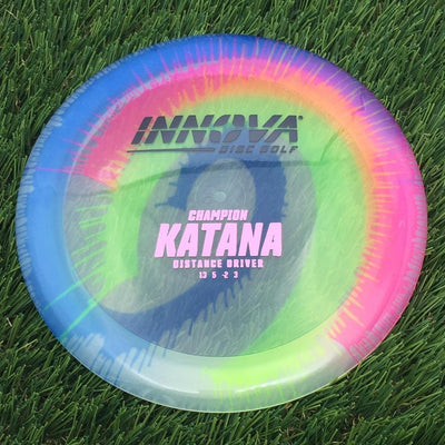 Innova Champion I-Dye Katana with Burst Logo Stock Stamp- 167.81 Dyed