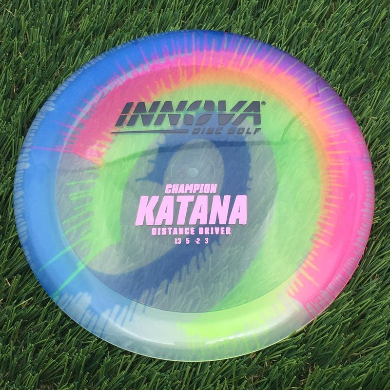 Innova Champion I-Dye Katana with Burst Logo Stock Stamp- 167.81 Dyed