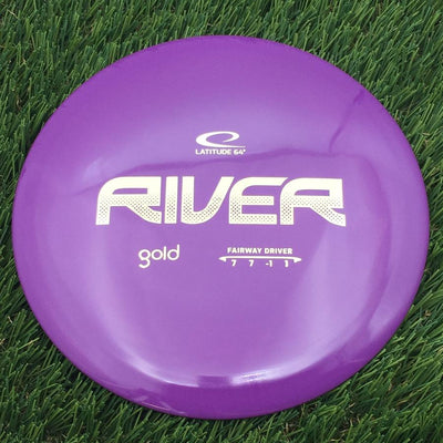 Latitude 64 Gold Line River with Simple Stock Stamp- 169.18 Purple