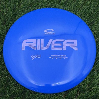 Latitude 64 Gold Line River with Simple Stock Stamp- 172.65 Blue