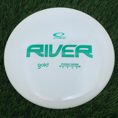 Latitude 64 Gold Line River with Simple Stock Stamp- 174.75 White