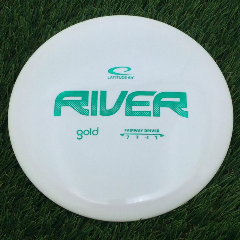 Latitude 64 Gold Line River with Simple Stock Stamp- 174.75 White