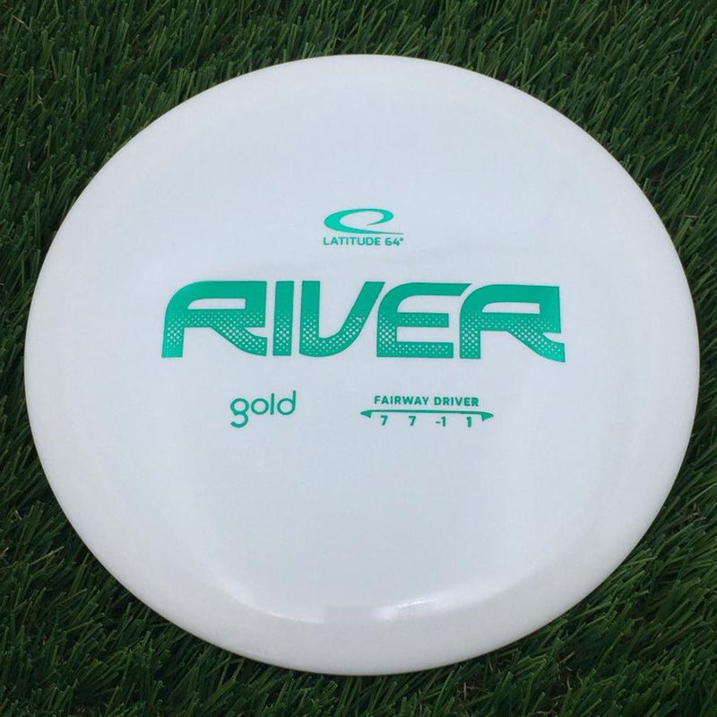 Latitude 64 Gold Line River with Simple Stock Stamp- 176.05 White