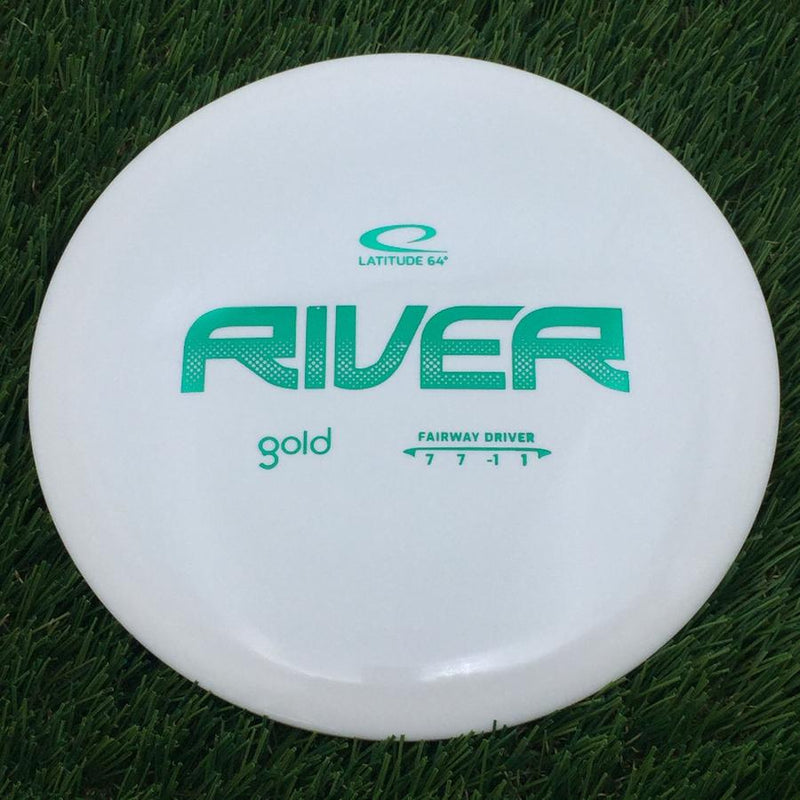 Latitude 64 Gold Line River with Simple Stock Stamp- 175.95 White