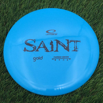 Latitude 64 Gold Line Saint with Distressed Stock Stamp- 172.52 Blue