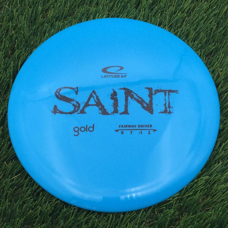 Latitude 64 Gold Line Saint with Distressed Stock Stamp- 172.52 Blue