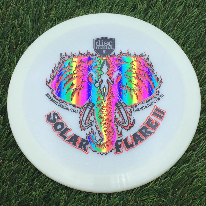 Discmania C-Line Glow Metal Flake FD3 with Alden Harris Signature Series Solar Flare II (Triple Foil) Stamp- 174.63 Glow