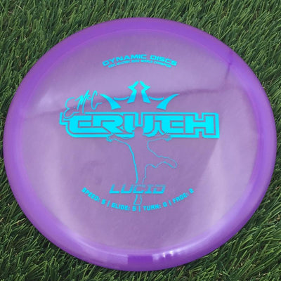 Dynamic Discs Lucid EMAC Truth with Eric McCabe 2010 World Champion Stamp- 178.46 Purple