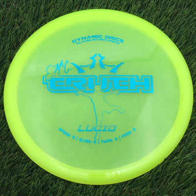 Dynamic Discs Lucid EMAC Truth with Eric McCabe 2010 World Champion Stamp- 178.39 Yellow